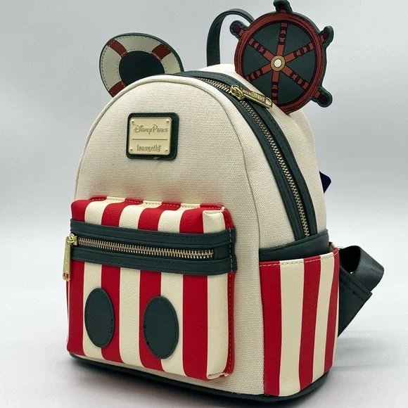 Disney Mickey Mouse: The Main Attraction Loungefly Mini Backpack - Picture 2 of 16